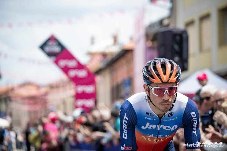 Caleb Ewan at the Giro d'Italia.