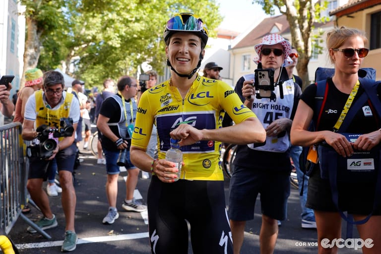 Can you have your period and the yellow jersey? Kim Le Court-Pienaar says yes