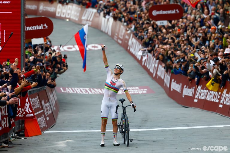 Pogačar wins record fourth Strade Bianche, as Seixas delivers with stellar second