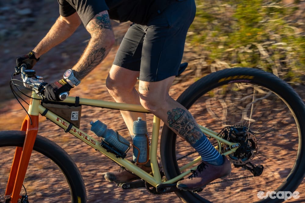 Riding one of the first 32” mountain bikes sold me on the new wheel size, for now
