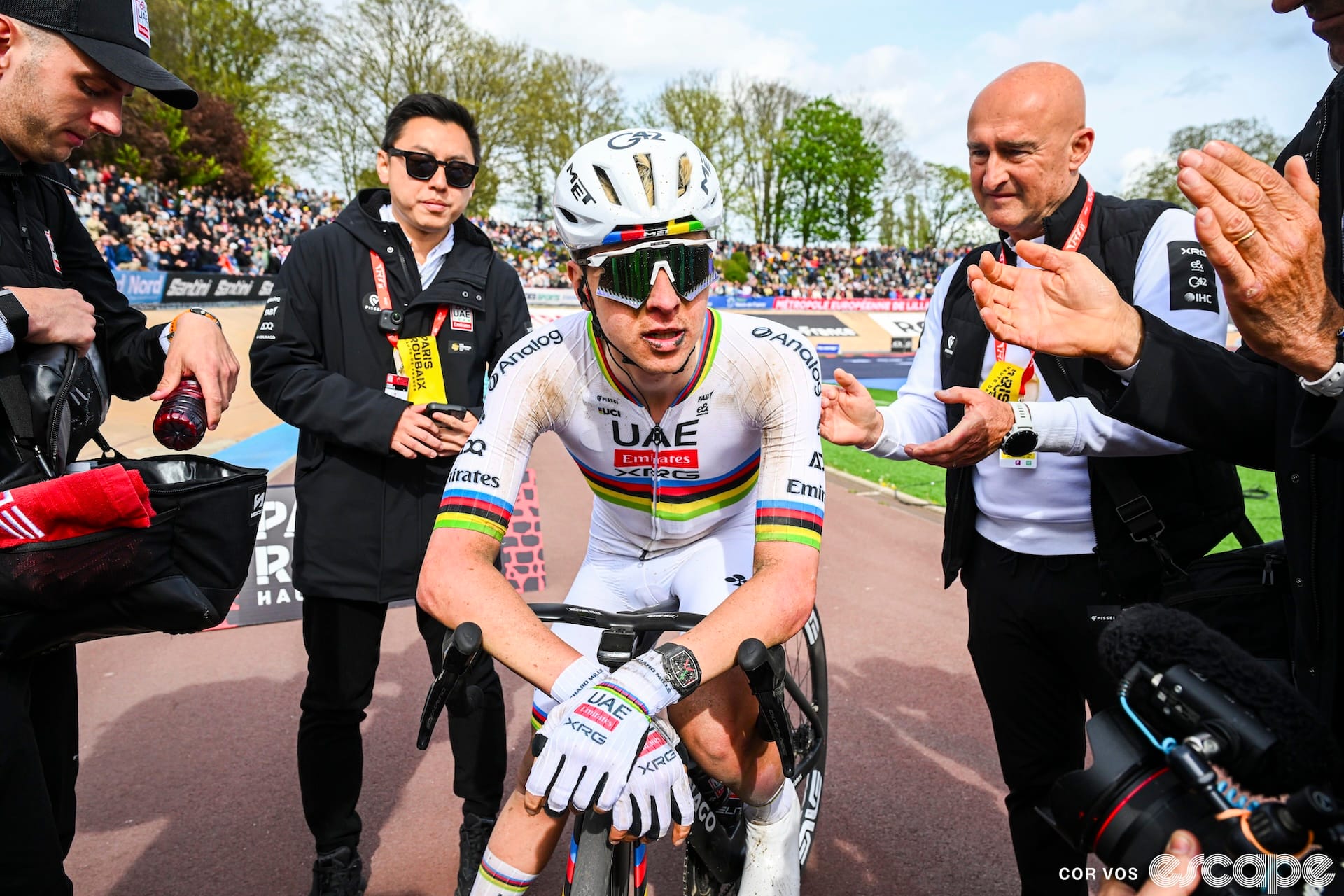 'My legs were just like spaghetti': What Pogačar and others said after a dramatic Paris-Roubaix